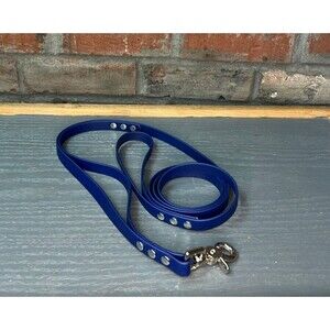 5.5’ Biothane Standard Dog Leash w/Traffic Handle 5/8" width Trigger Snap USA